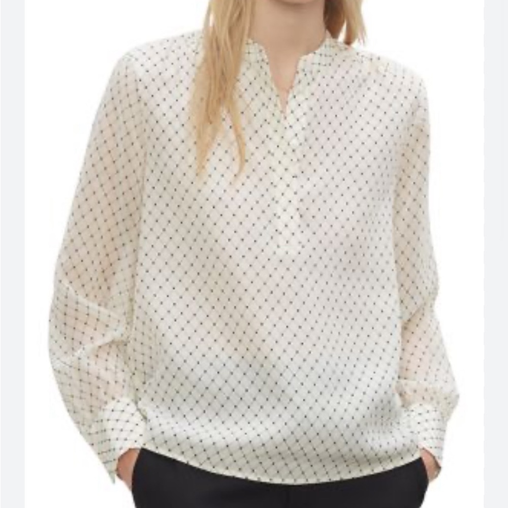 Club Monaco, Silk Pop Over, Small